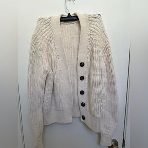 Everlane Cream Knit Women's Cardigan